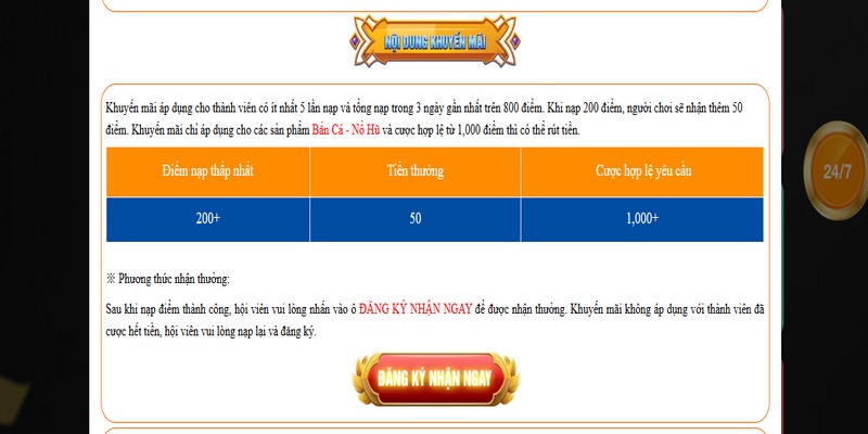 Khuyến mãi 789BET nạp tiền